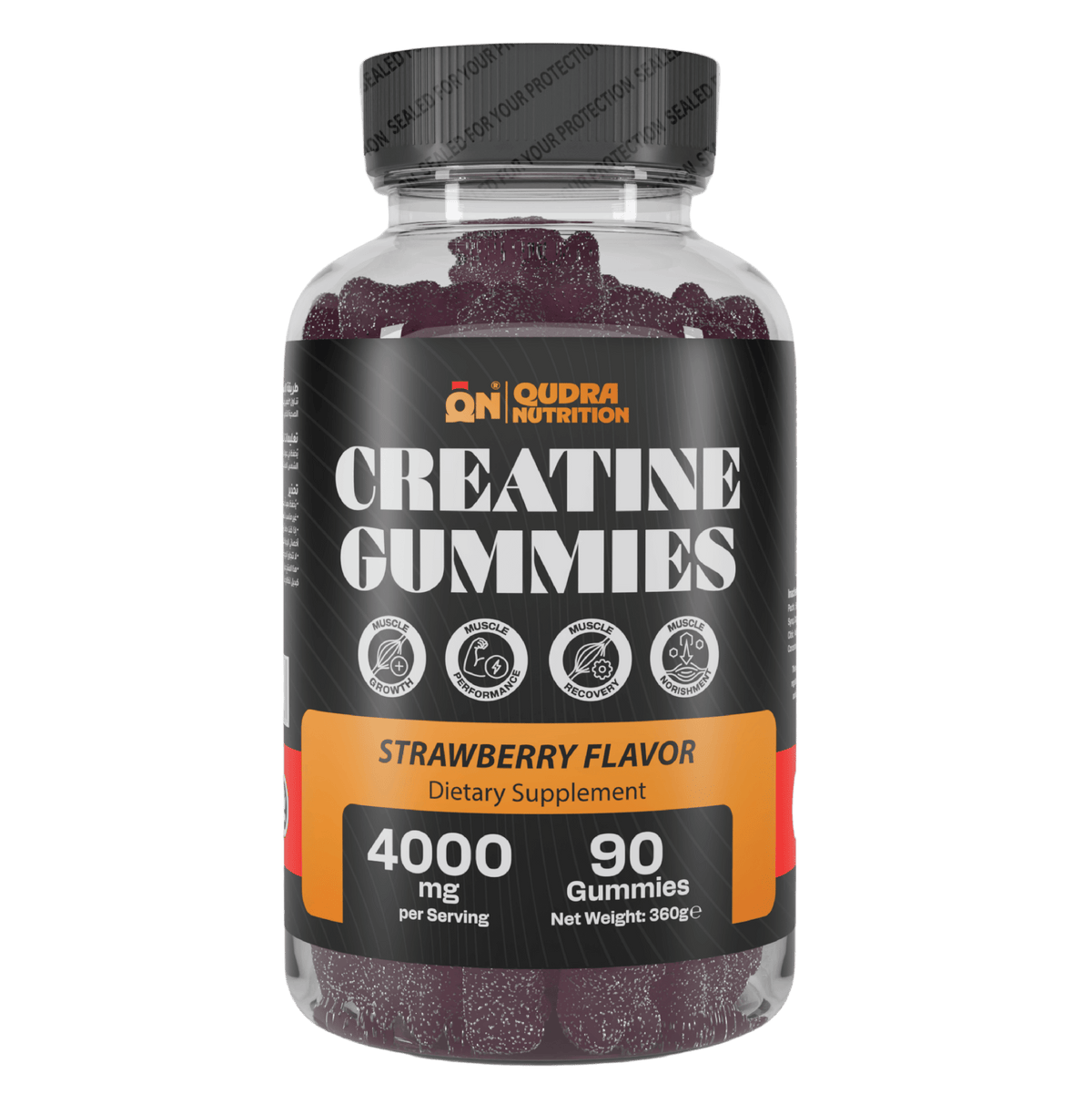 4000mg Creatine Gummies - Qudra Nutrition
