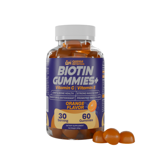 Biotin Gummies+ with Vitamin C & Vitamin E
